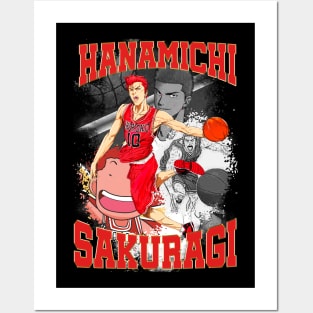 hanamichi anime basketball fanart Posters and Art